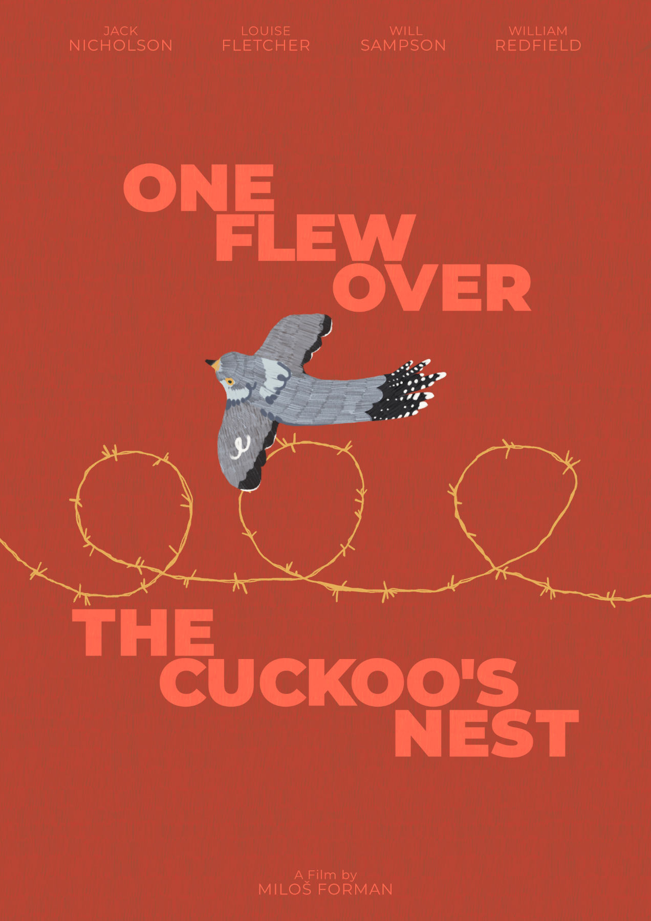 One Flew Over The Cuckoos Nest Poster